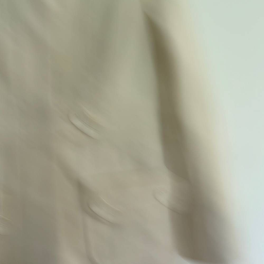 Vintage Reitmans Elegant Cream Women's Wool Blend Coat - Picture 3 of 9